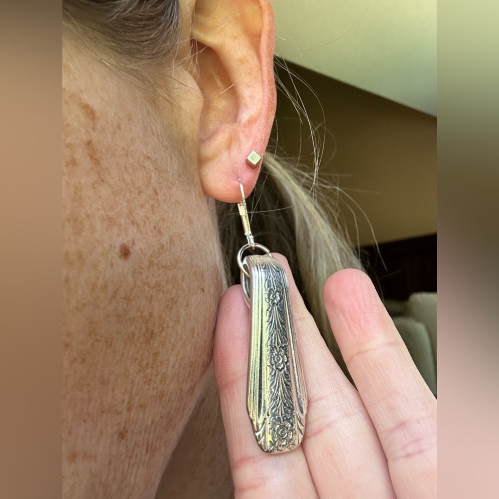 Silverware Earrings - Picture 5 of 9
